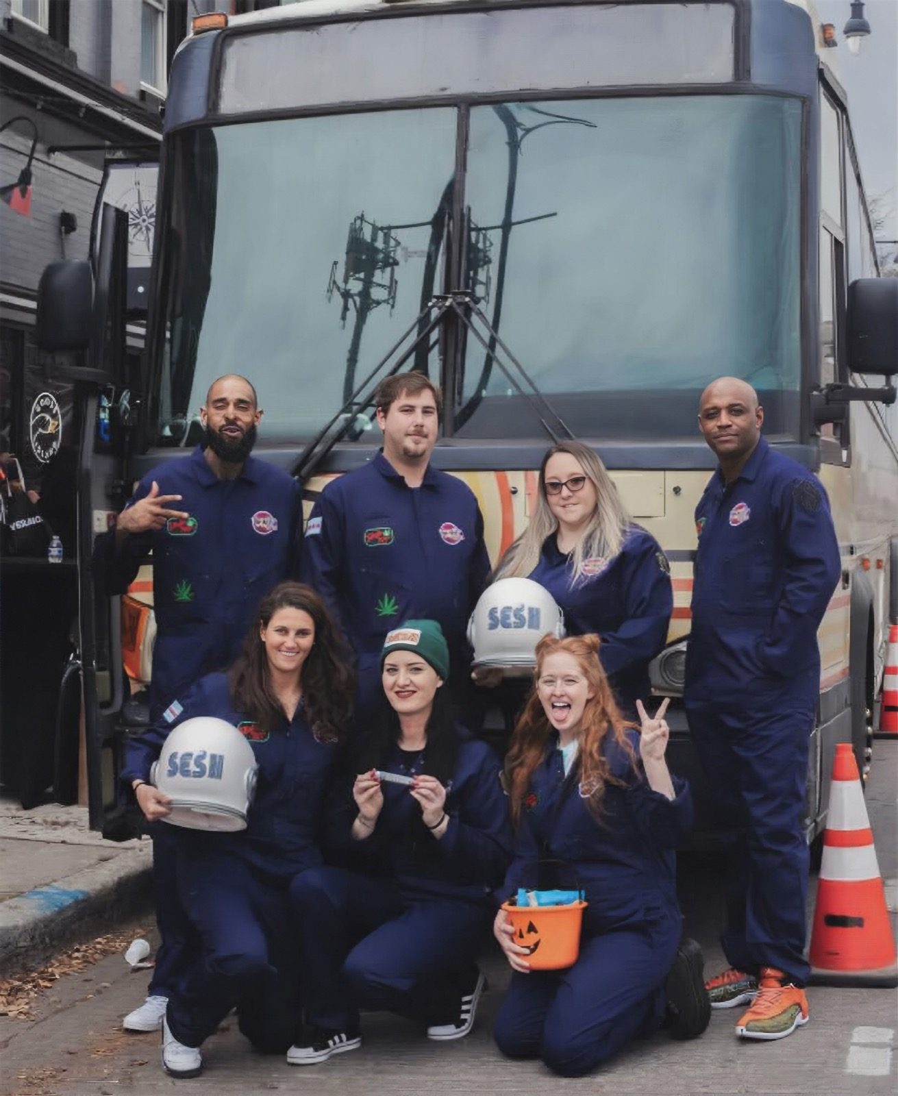 The SESH team at an event